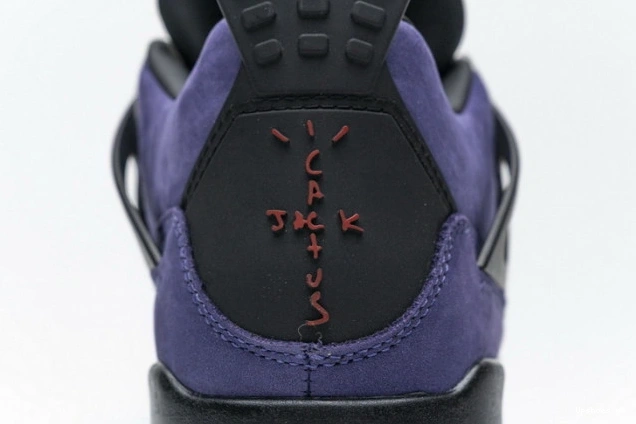 AJ4-766302 Jordan Retro Air Scott 4 Travis Purple x 0809